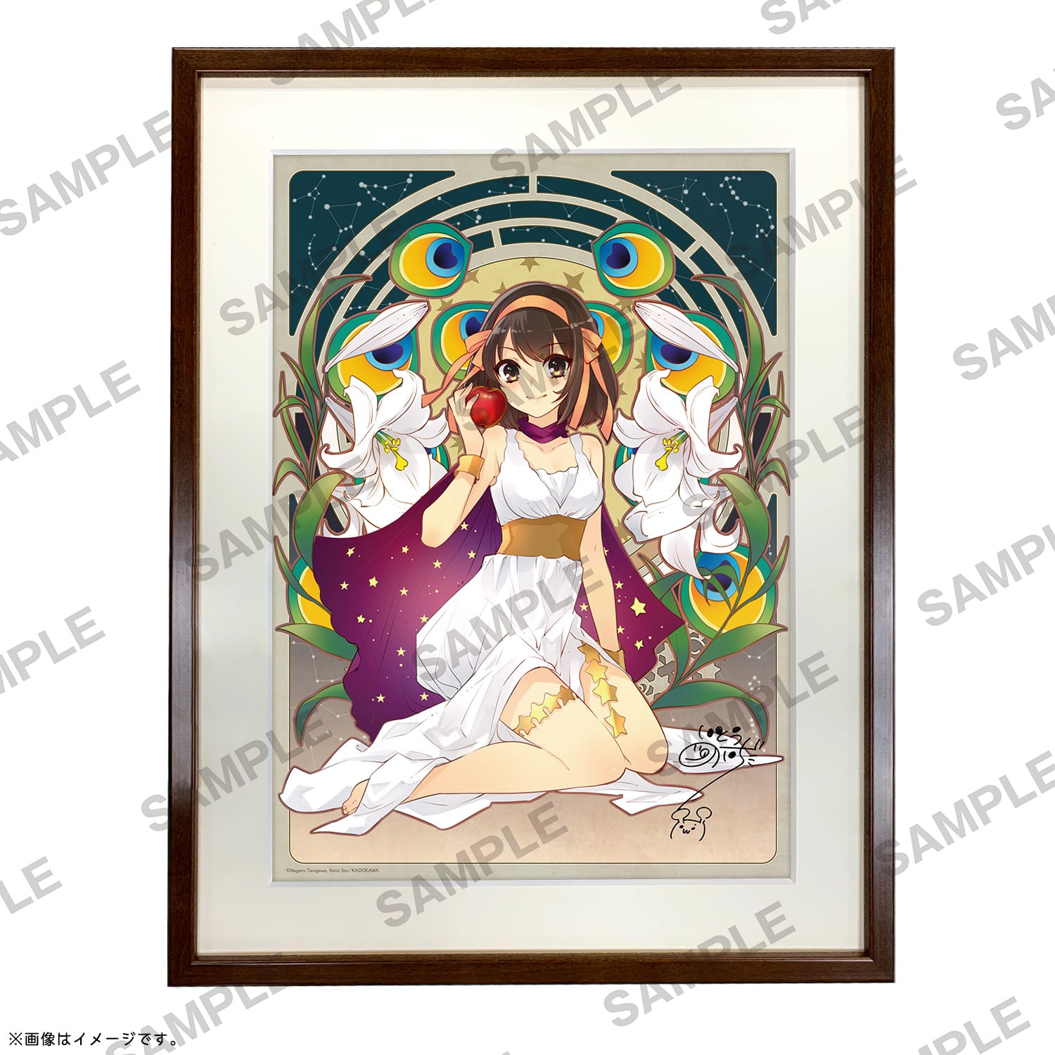 この素晴らしい世界に祝福を! 完結記念 複製サイン入りミストグラフ