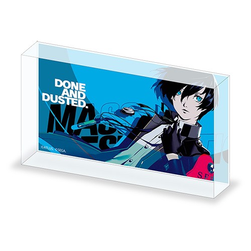 ペルソナ3 リロード アクリルブロック 主人公(主人公): グッズ・文具