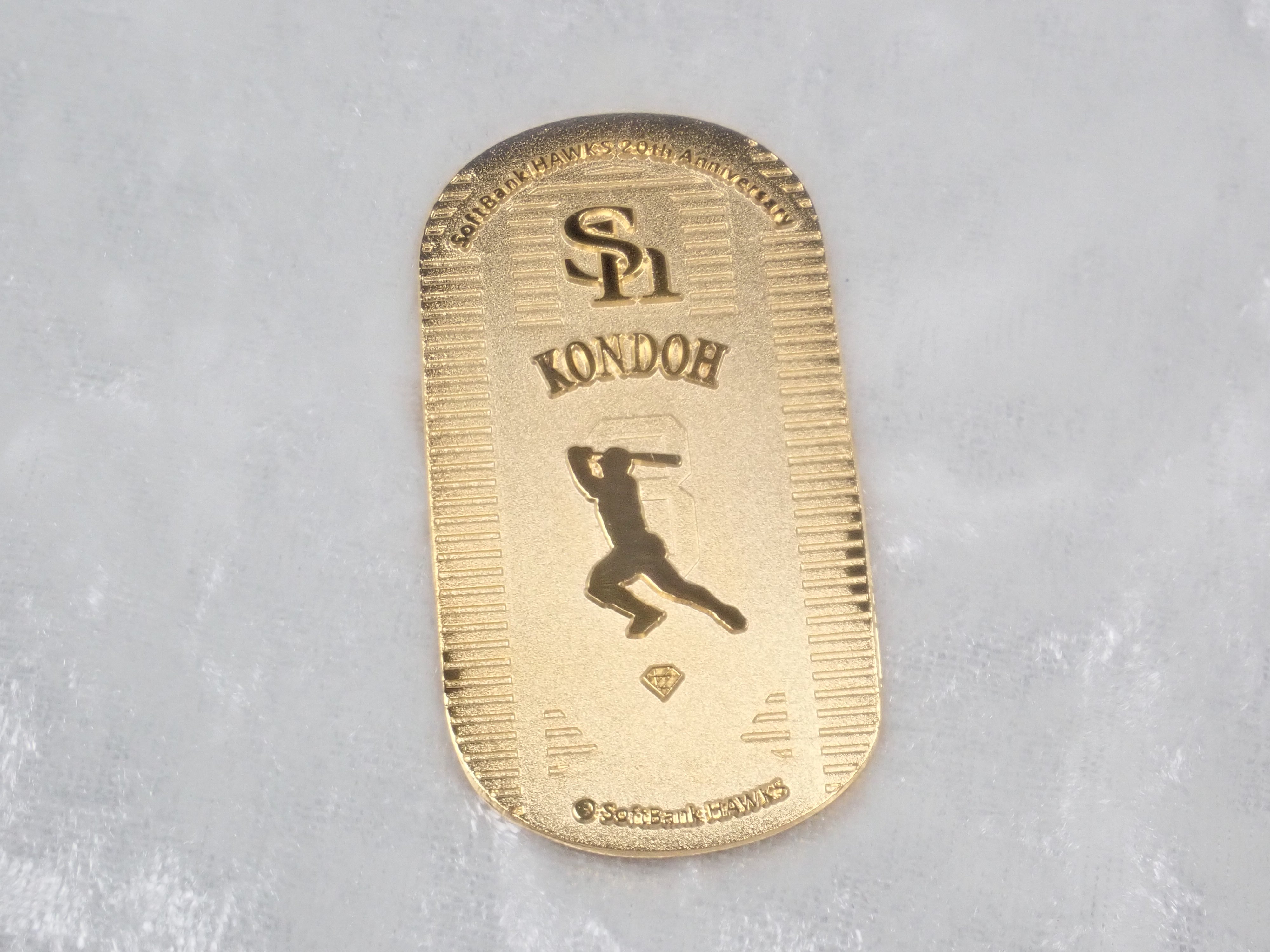 最終販売》ソフトバンクホークス誕生20周年記念「純金小判」 （10g）