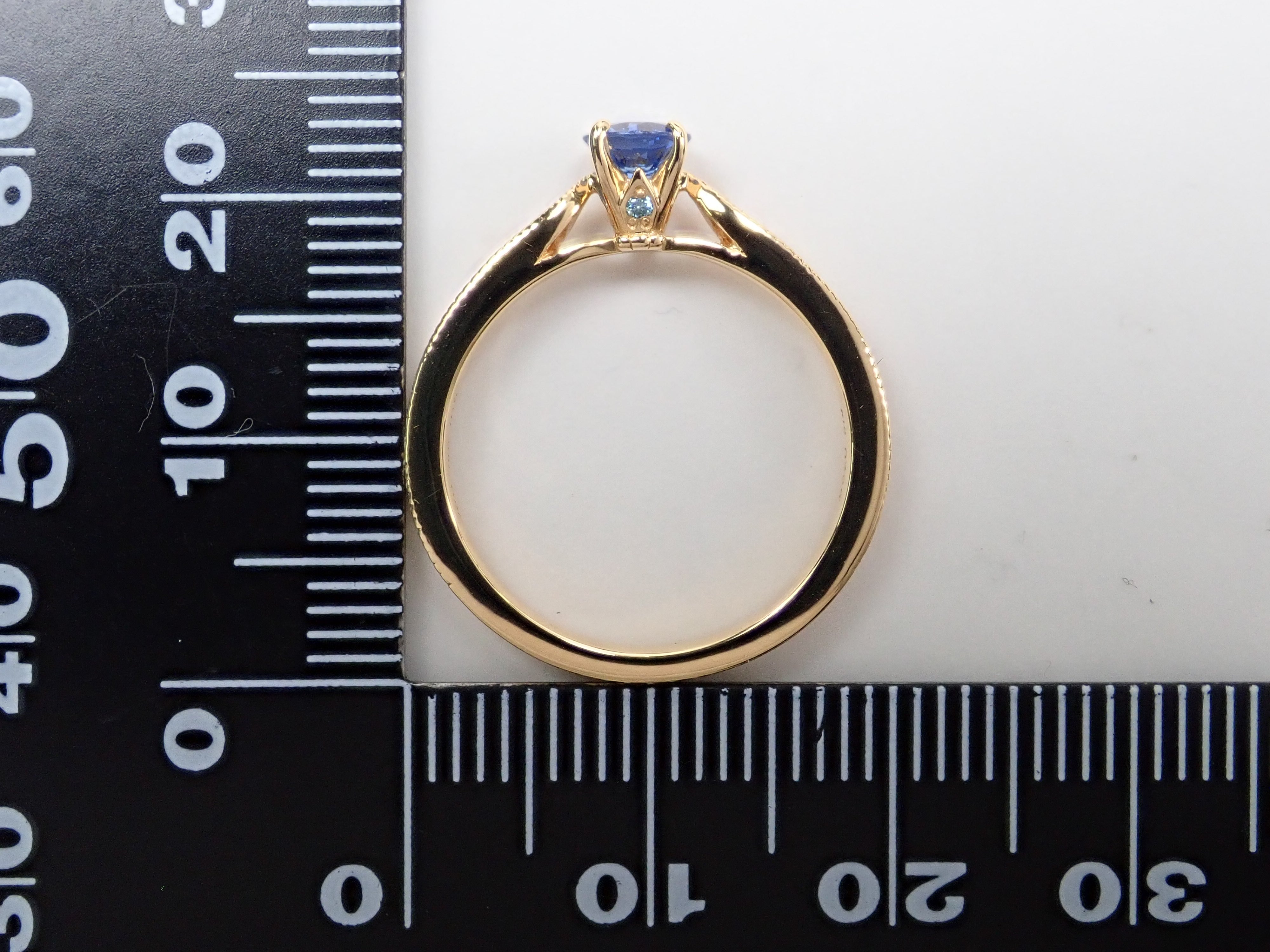 K18ブルーサファイア・ブラジル産パライバトルマリン・アイスブルー