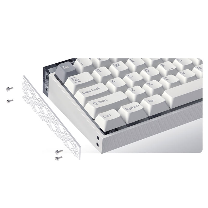 MelGeek MADE68 Pro Elements ゲーミングキーボード 英語配列 有線