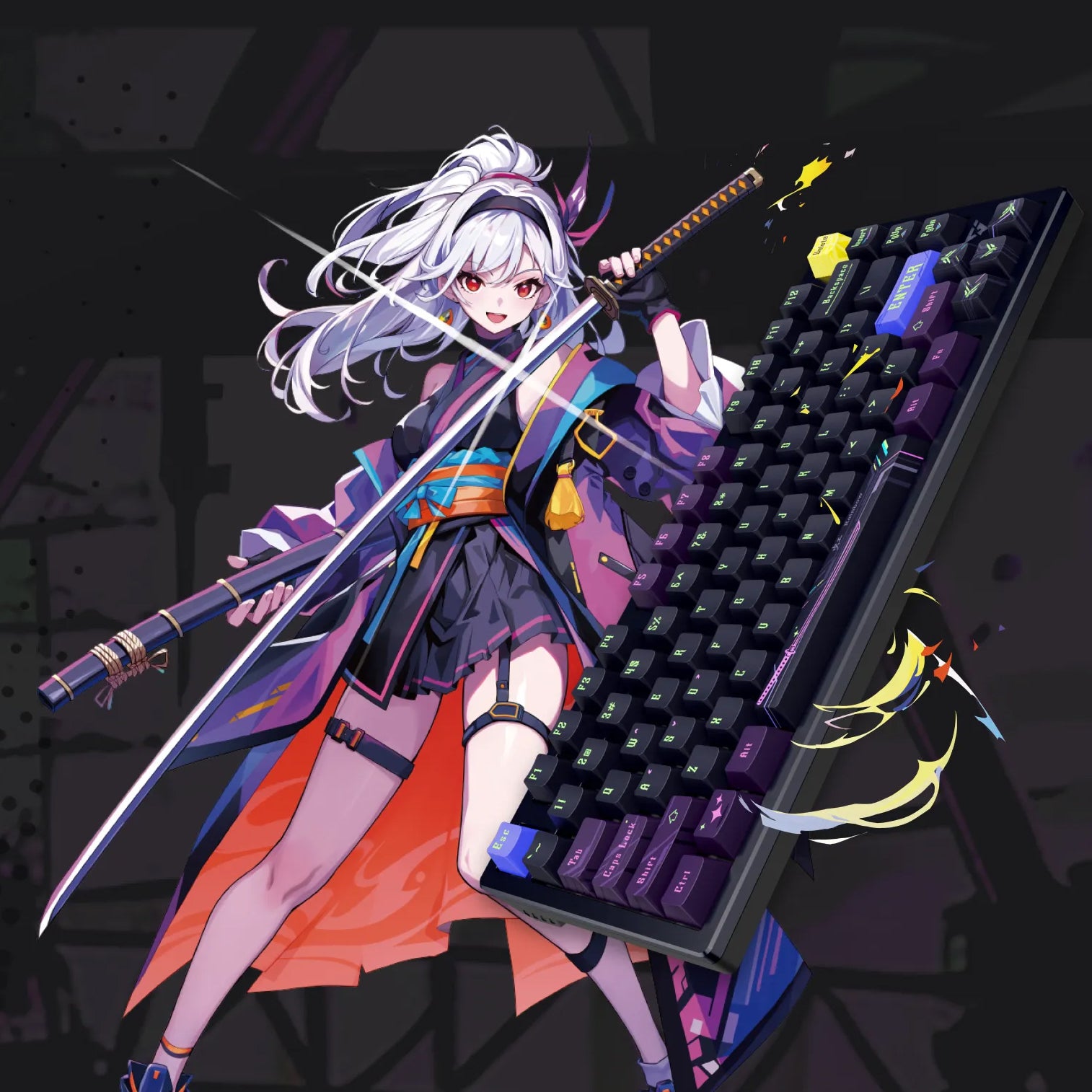 VXE ATK RS7 PRO 75% 英語配列 有線 ラピッドトリガー対応 テンキー