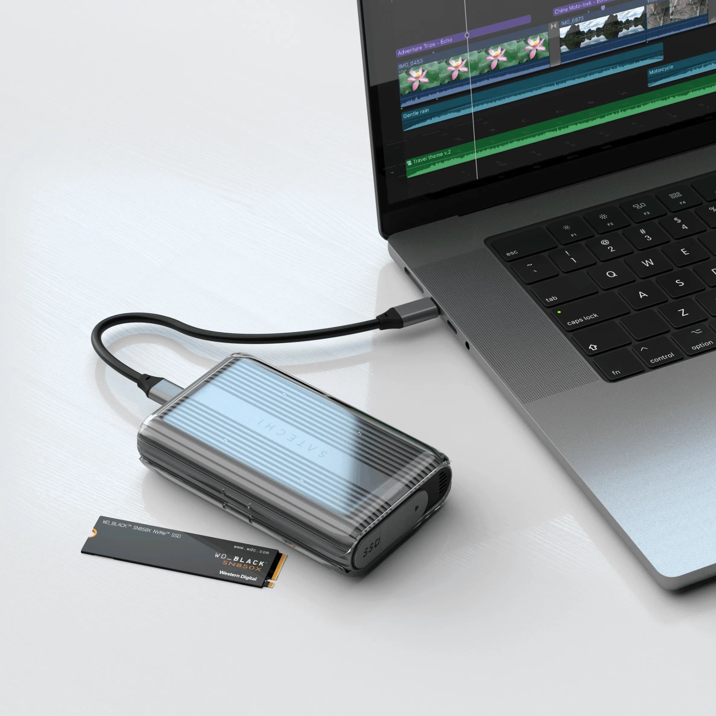 Satechi USB4 NVMe SSD Pro Enclosure 外付けケース 2280/2260/2242mm