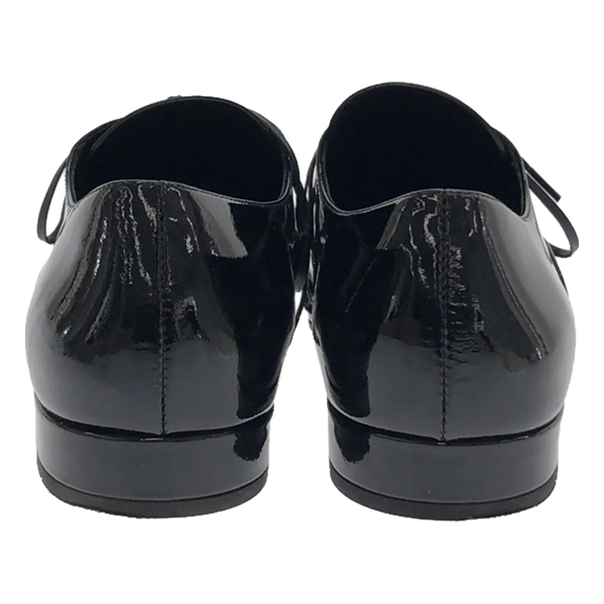 PRADA / プラダ | エナメルレザー レースアップシューズ | 34 1/2