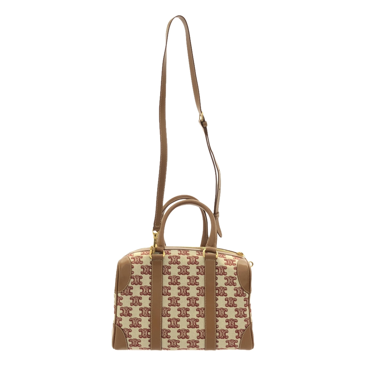 美品】 CELINE / セリーヌ | トリオンフ カーフレザー キャンバス