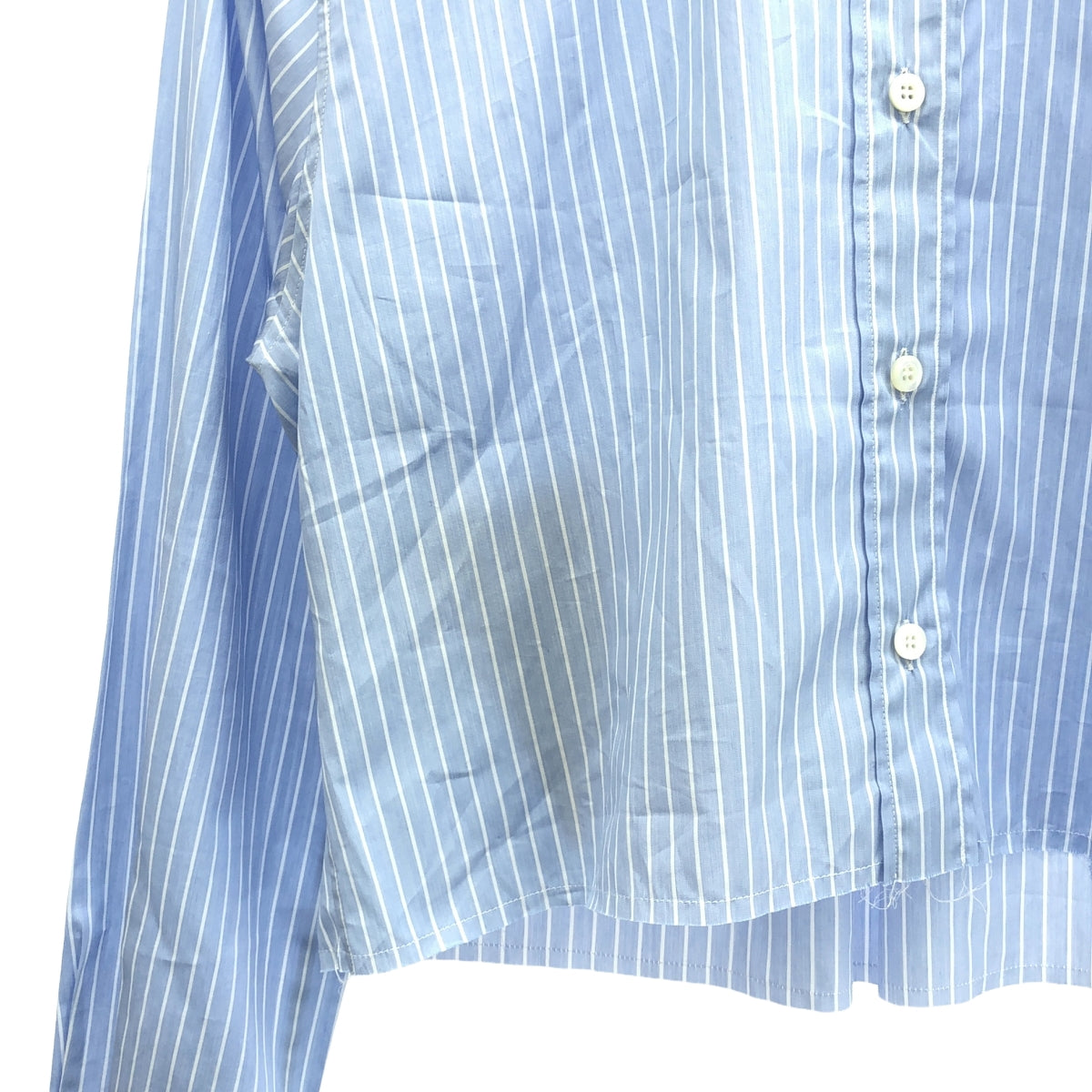 新品】 miu miu / ミュウミュウ | 2025SS | ブルーストライプ ポプリン