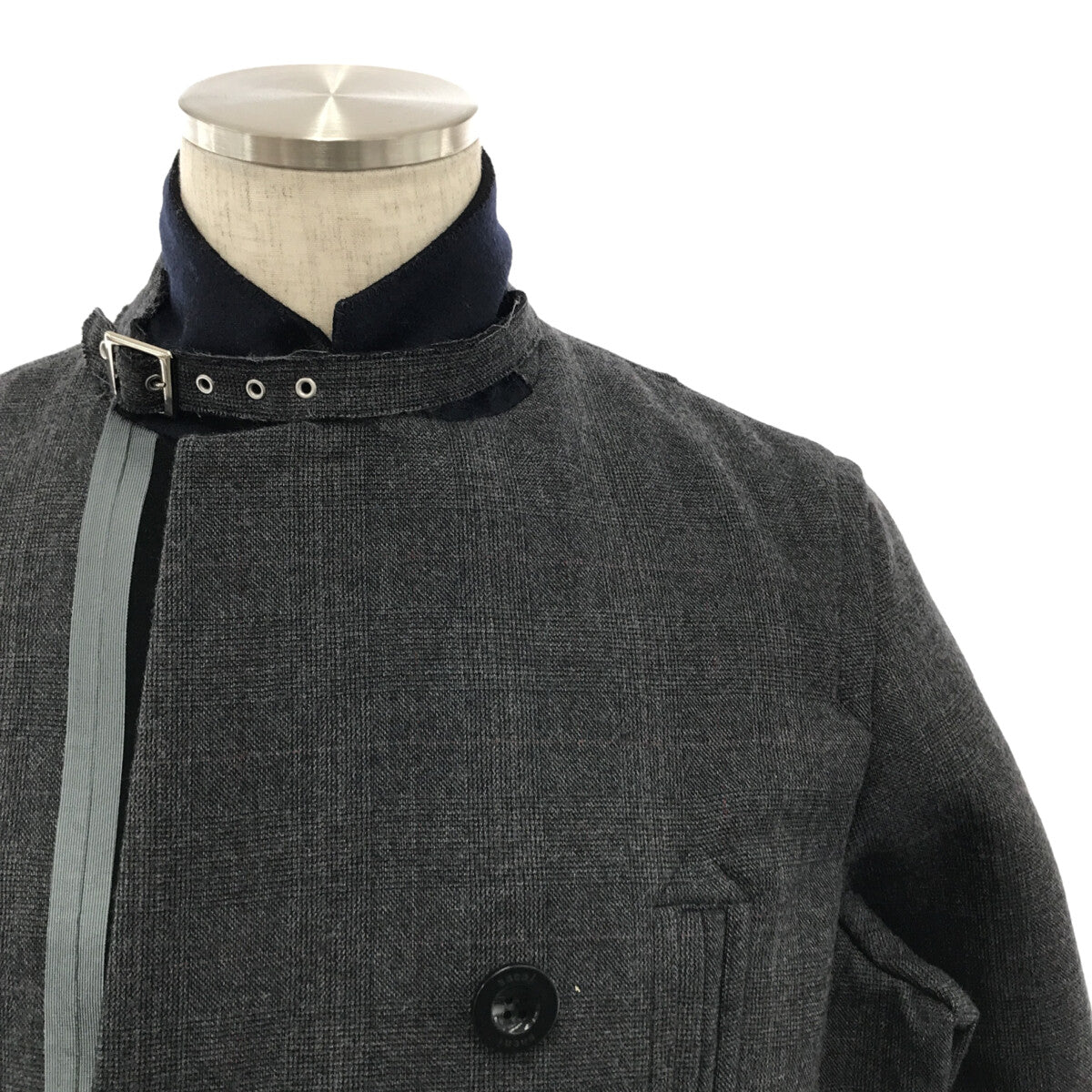 美品】 sacai / サカイ | 2022AW | CHECK BONDING JACKET / 断ち切り