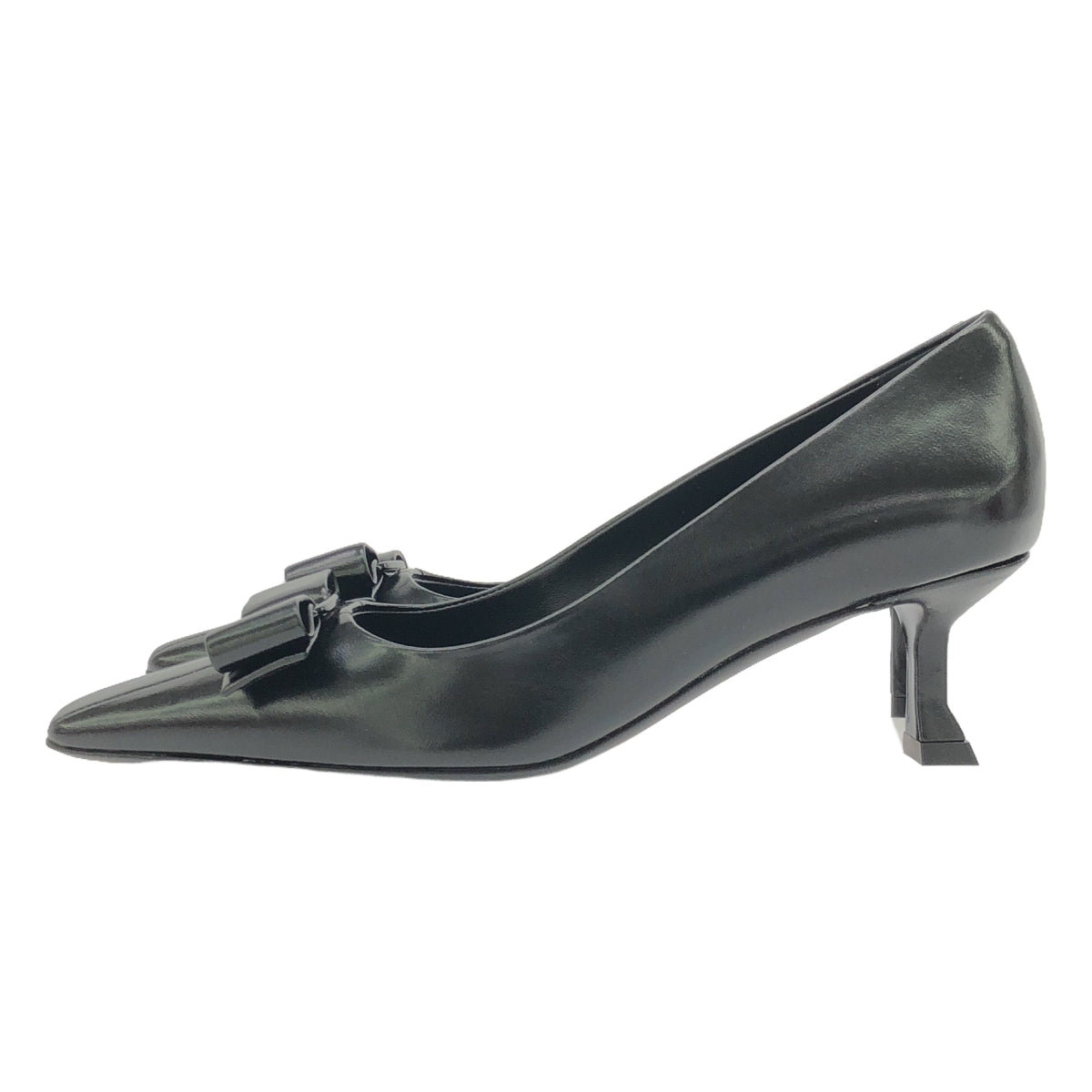 新品】 FERRAGAMO / フェラガモ | レザー センターライン リボン