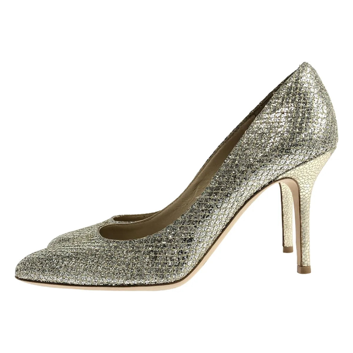 JIMMY CHOO / ジミーチュウ | Romy 85 Champagne コースグリッター