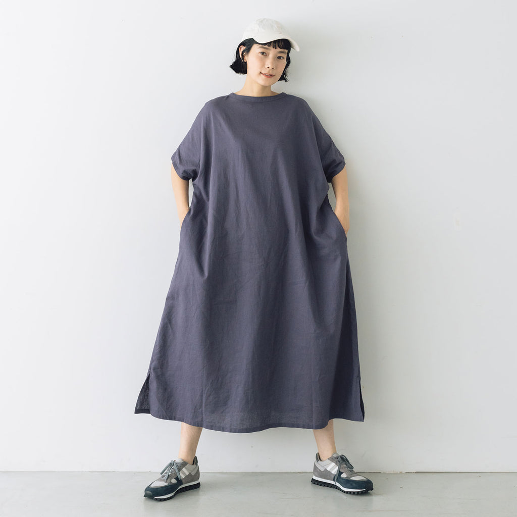 くらすこと 涼しくて1枚で決まる、リネンコットンワンピース ｜くらす