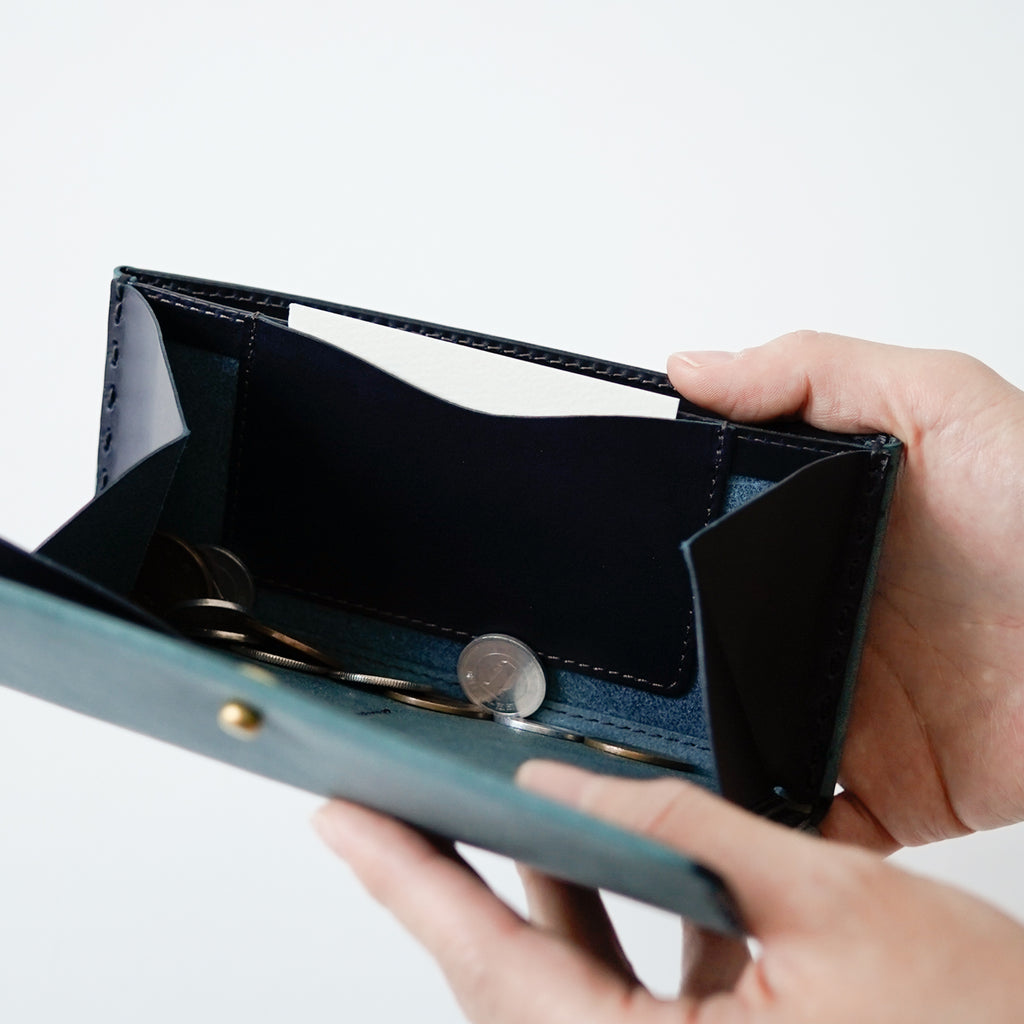 SAFUJI ミニ長財布（ホック）｜手になじむレザー財布 ｜くらすこと公式