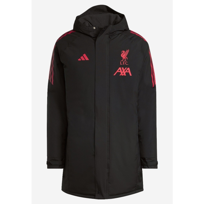 LFC adidas Mens 25/26 Domestic Long Match Day Jacket Black