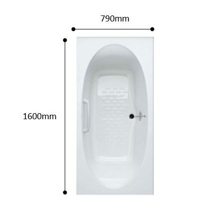 LIXIL・INAX 薄型保温組フタ [YFK-1574B(2)-D4] 1600プレーン浴槽