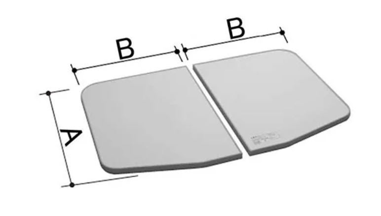 LIXIL・INAX 薄型保温組フタ [YFK-1475B(1)-D4] 1400スタンダード浴槽