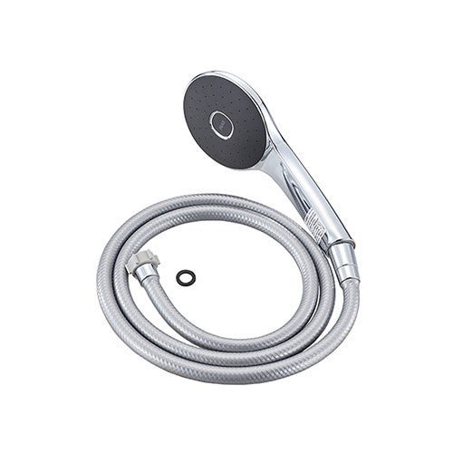 LIXIL・INAX エコアクアシャワー〈メタル調-ブラック〉 浴室部品 [BF