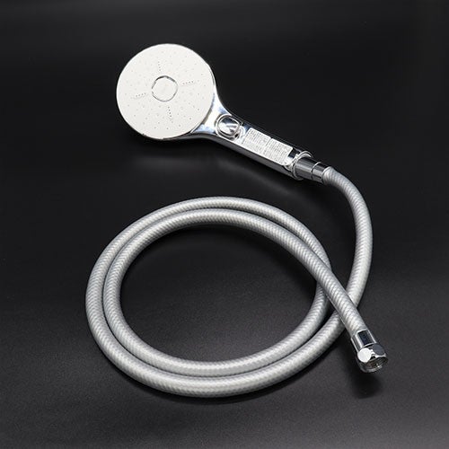 LIXIL・INAX スイッチ付エコアクアシャワーSPA〈メタル調-ブラック