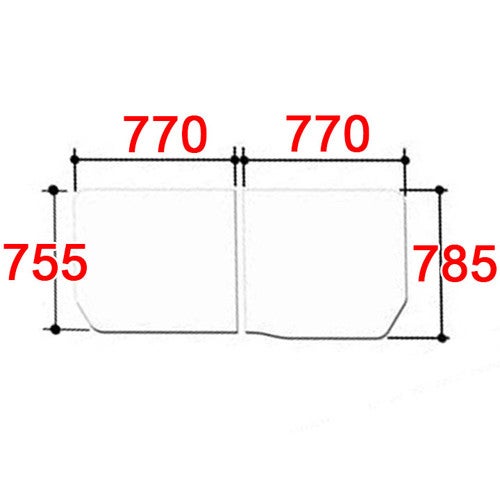 LIXIL・INAX 風呂ふた 組フタ 浴室部品 [YFK-1576B(10)L-D2] [YFK