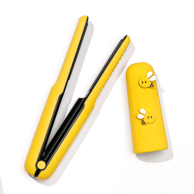 Coolean コードレスミニヘアアイロン（イエロー） – Makuake STORE