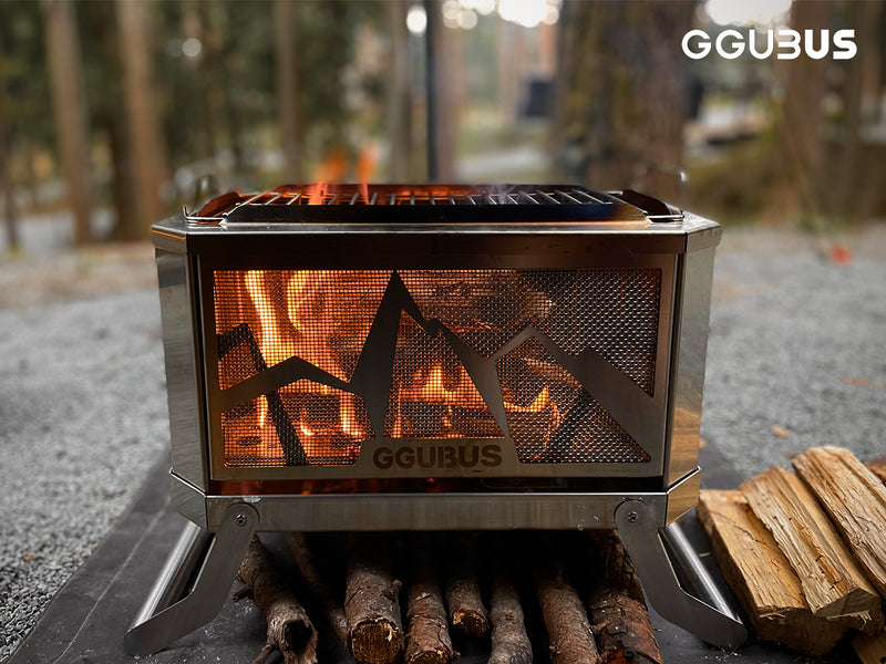 GGUBUS】二次燃焼焚火台/Full Stainless Dual Stove（基本セット