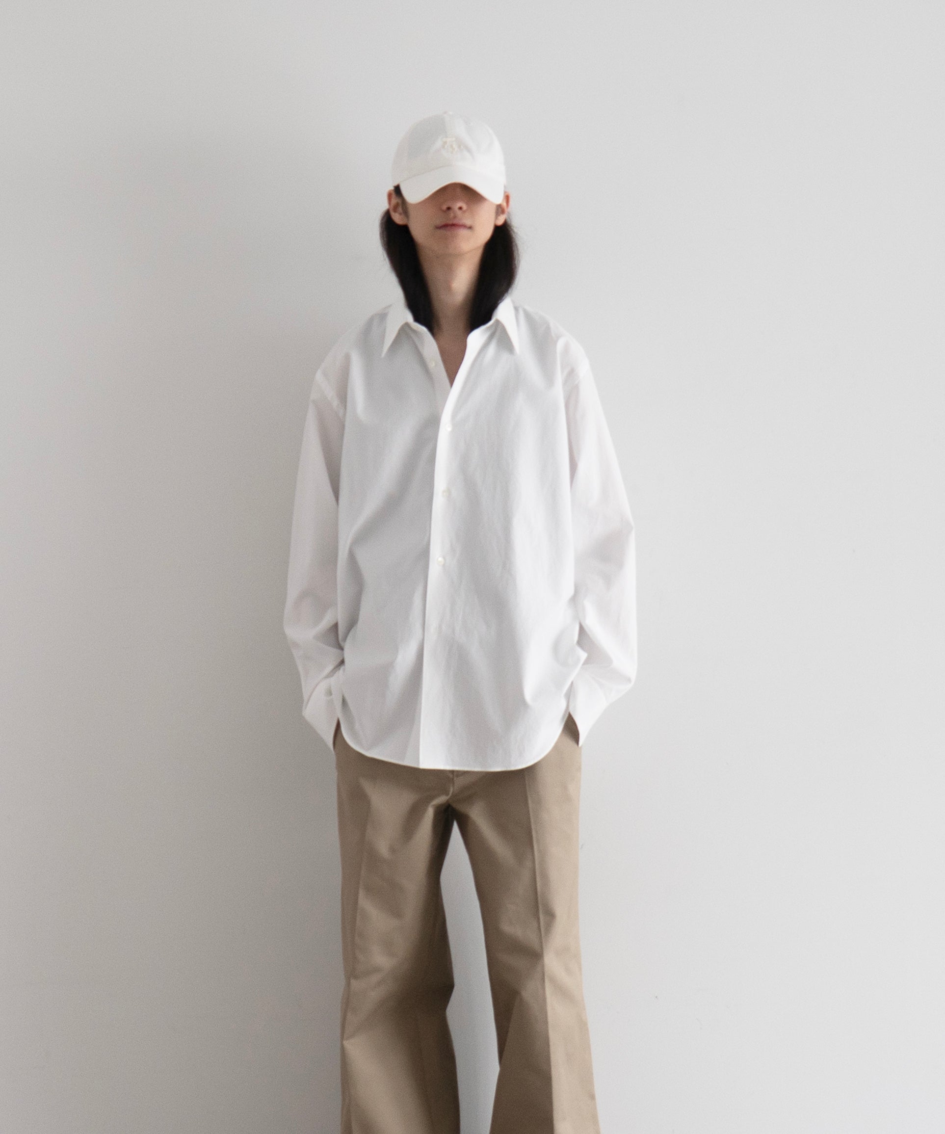 AURALEE【オーラリー】Washed finx twill shirt 