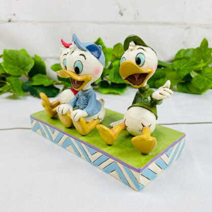 ディズニー enesco Disney Traditions JIM SHORE ヒューイ・デューイ