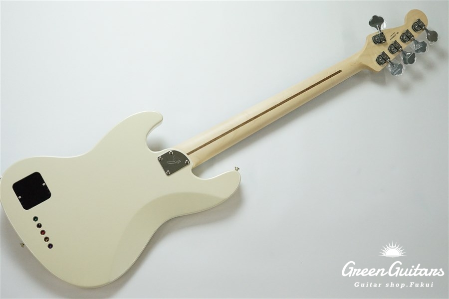 Fender Made in Japan Modern Jazz Bass V - Olympic Pearl | Green