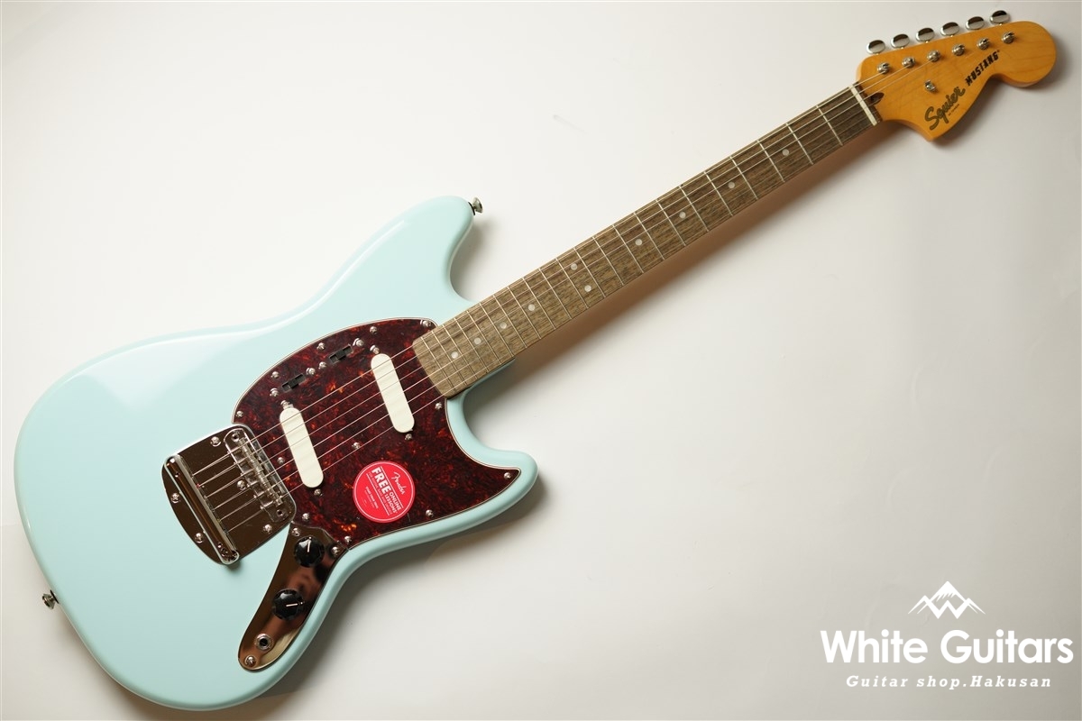 Squier by Fender Classic Vibe '60s Mustang - Sonic Blue | White