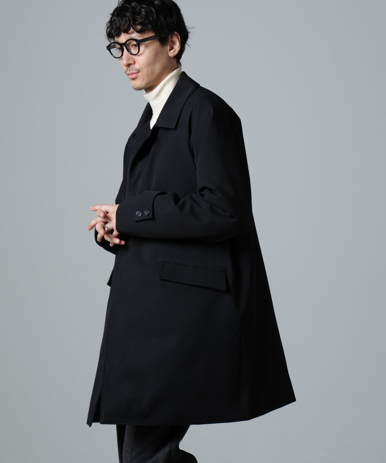 anewdown(R) 撥水 ステンカラー コート