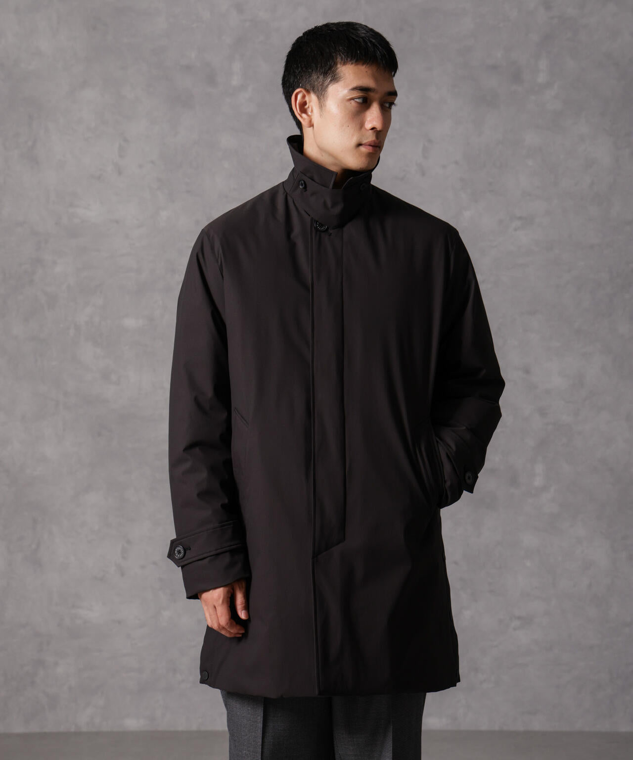 西川ダウン(R)」ステンカラー ダウン