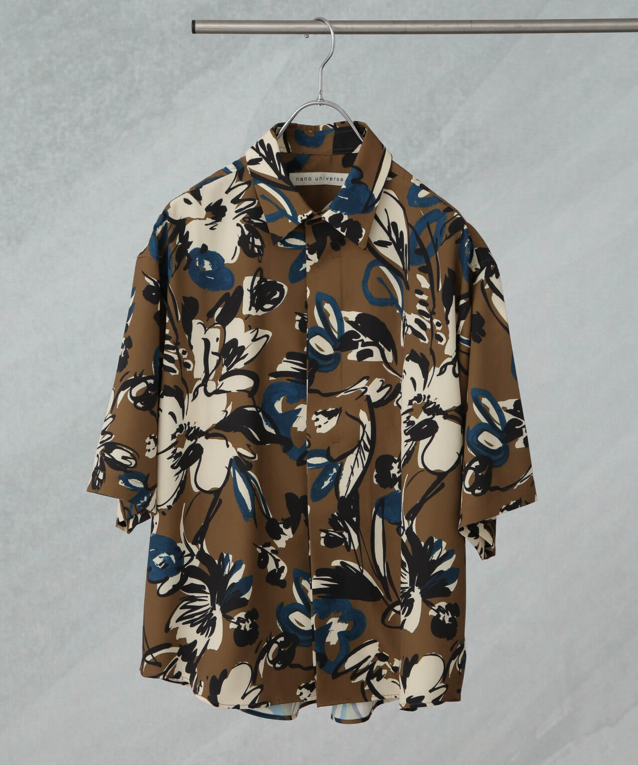 総柄 プリント シャツ
