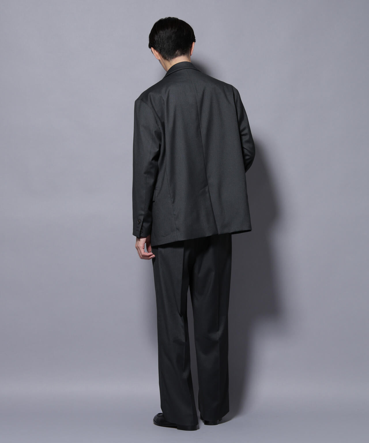 DELEGANTEエアリーサキソニー グリッターストライプテーラード