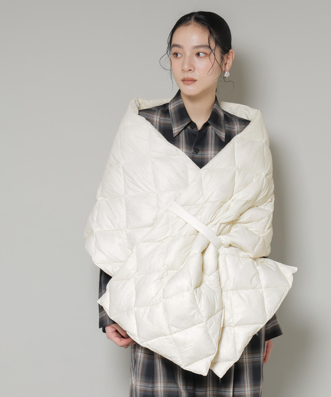 TAION / リバーシブル ダウンストール