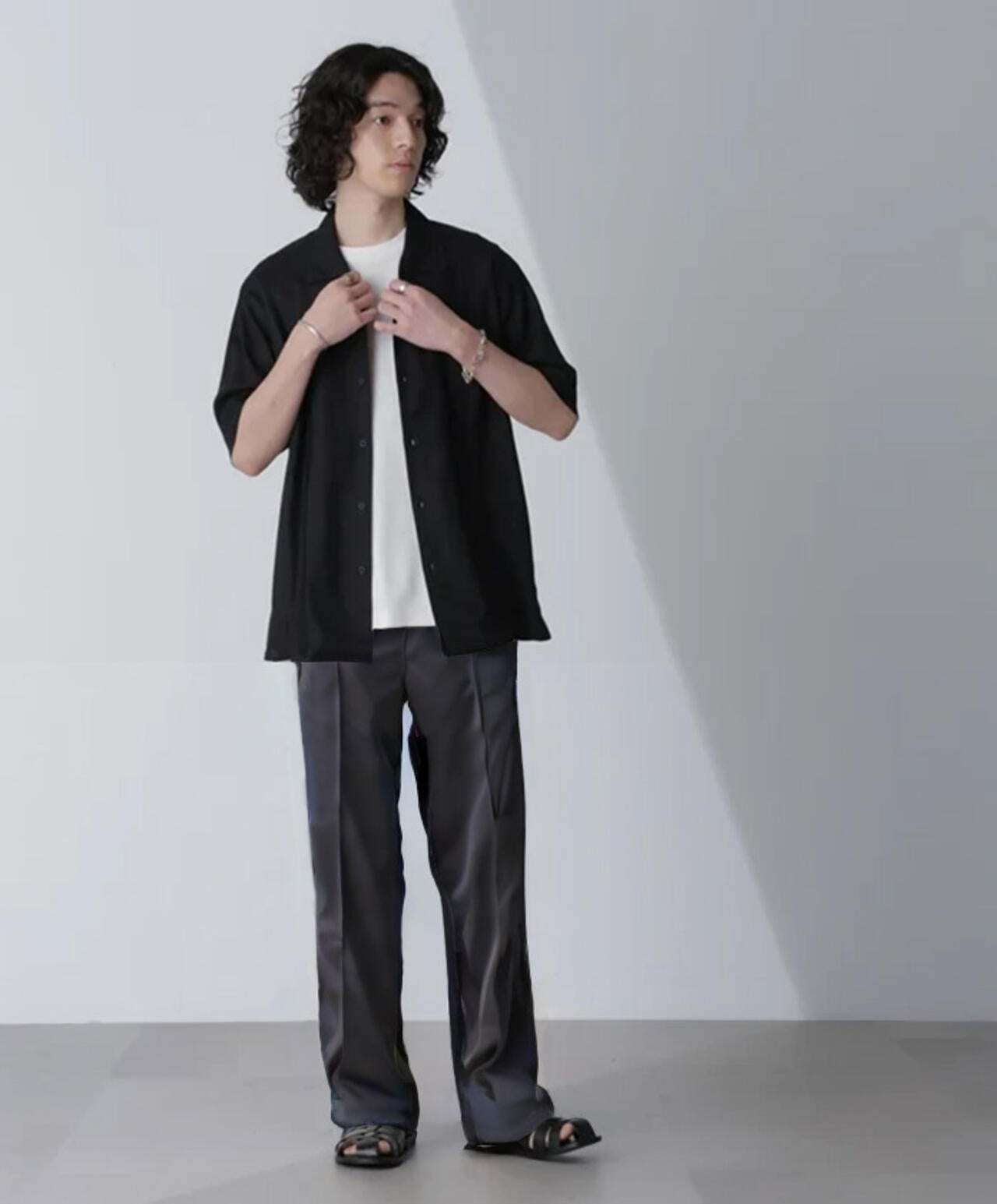 スタイリッシュ キューバ シャツ 半袖