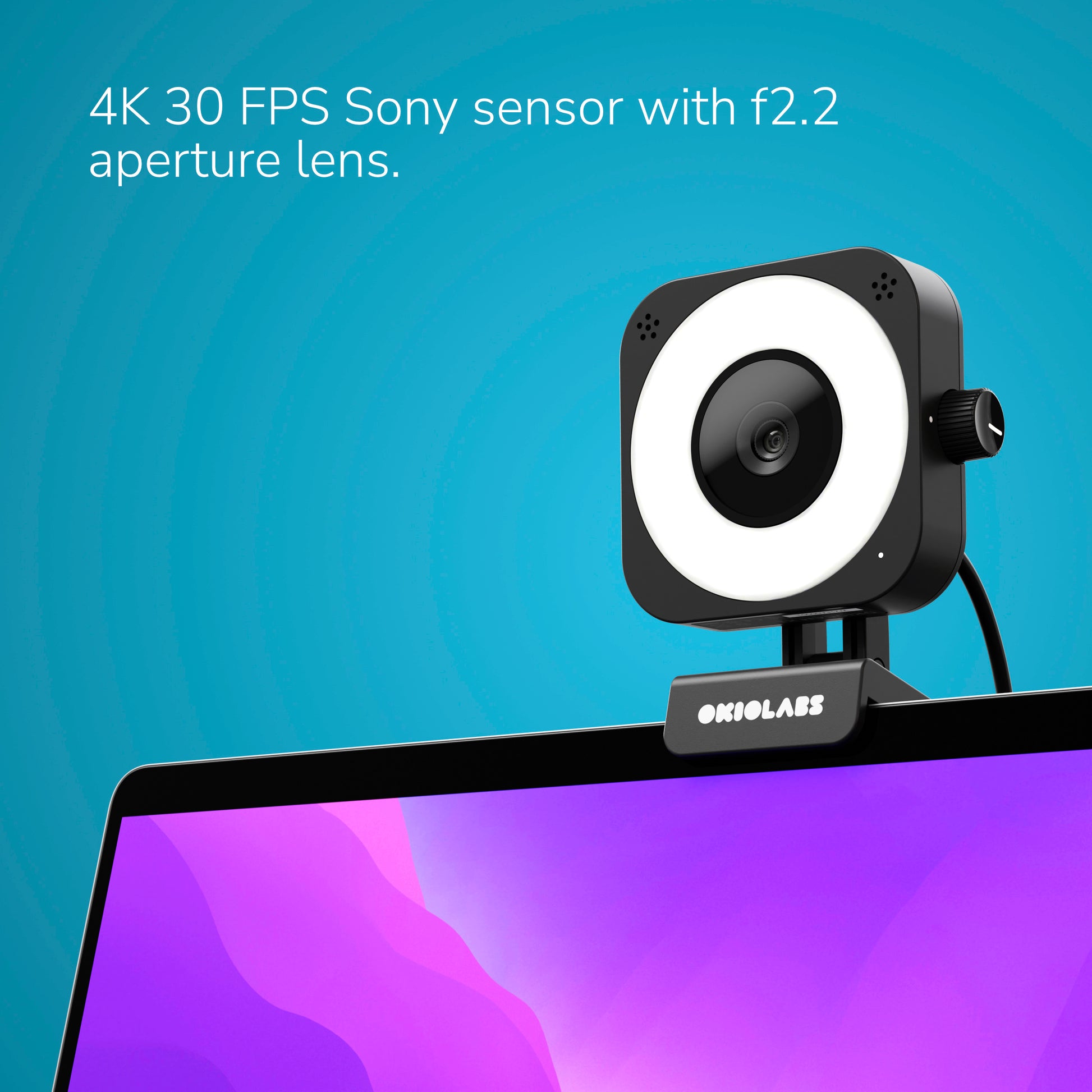 OKIOCAM X1 Dual-Mode Document Camera & Webcam 8MP with Light and