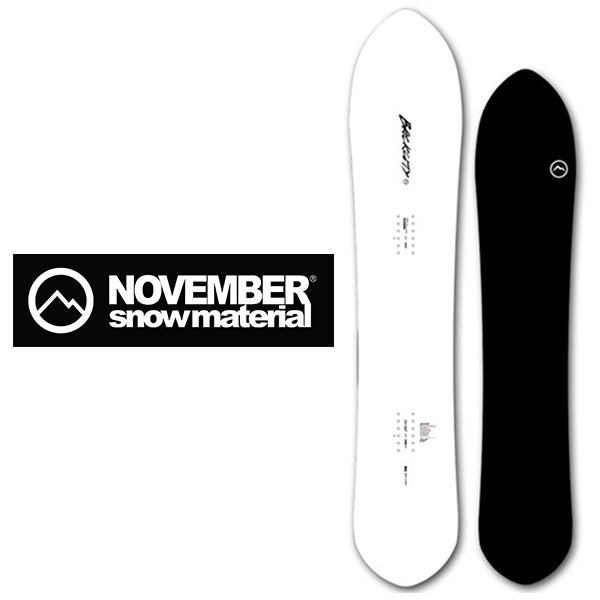 2024-2025年モデル NOVEMBER snow material BACKCITY – PASTiME board shop