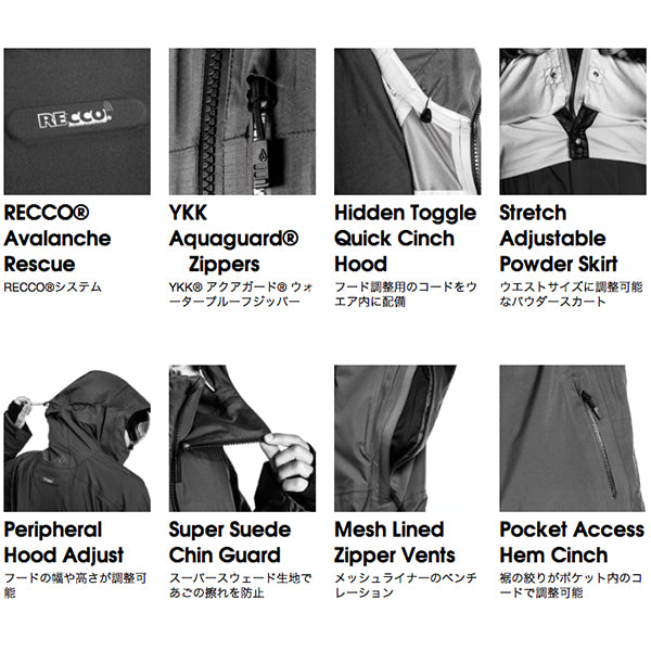 VOLCOM HALF SQUARE JKT WEAR – PASTiME board shop