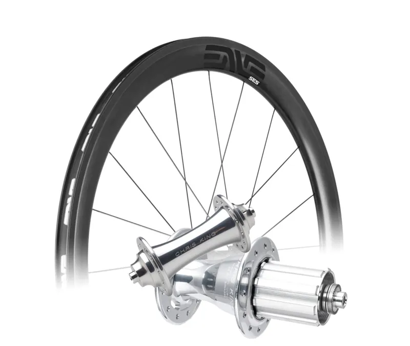ENVE SES 4.5 Road Carbon Wheelset Chris King R45 Silver Hub