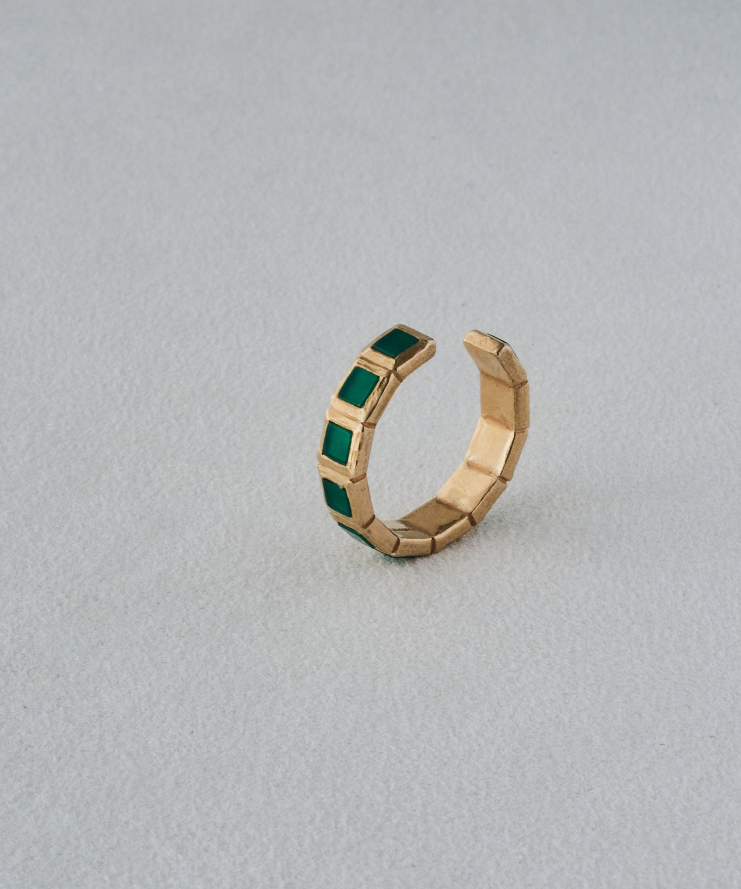 SMALL TILE RING /GREEN｜R.ALAGAN(ララガン)公式通販｜ジュエリー