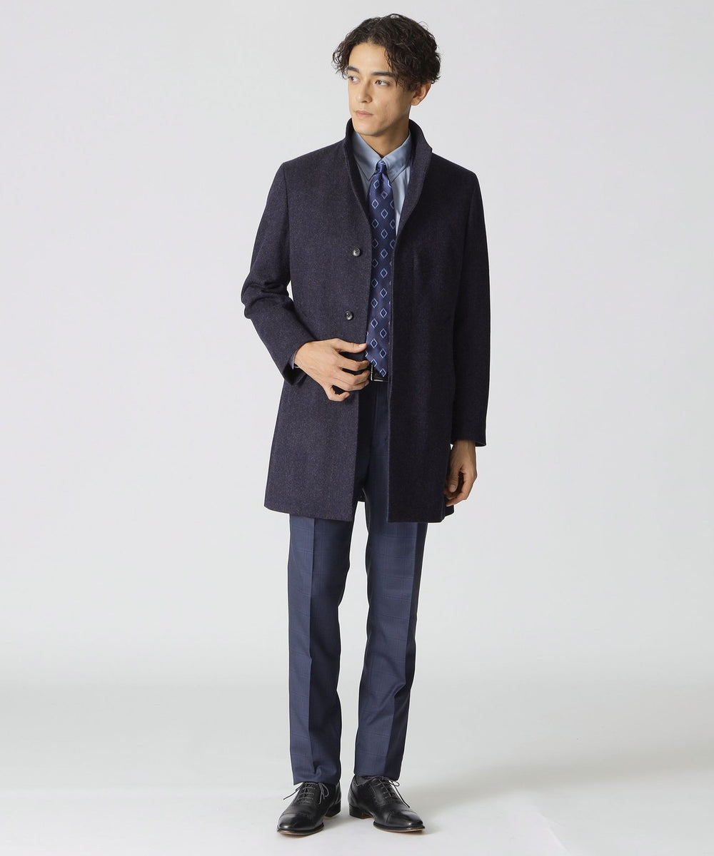 Nikkei magazine掲載】カシミヤ混スタンドカラーコート(コート)｜Paul