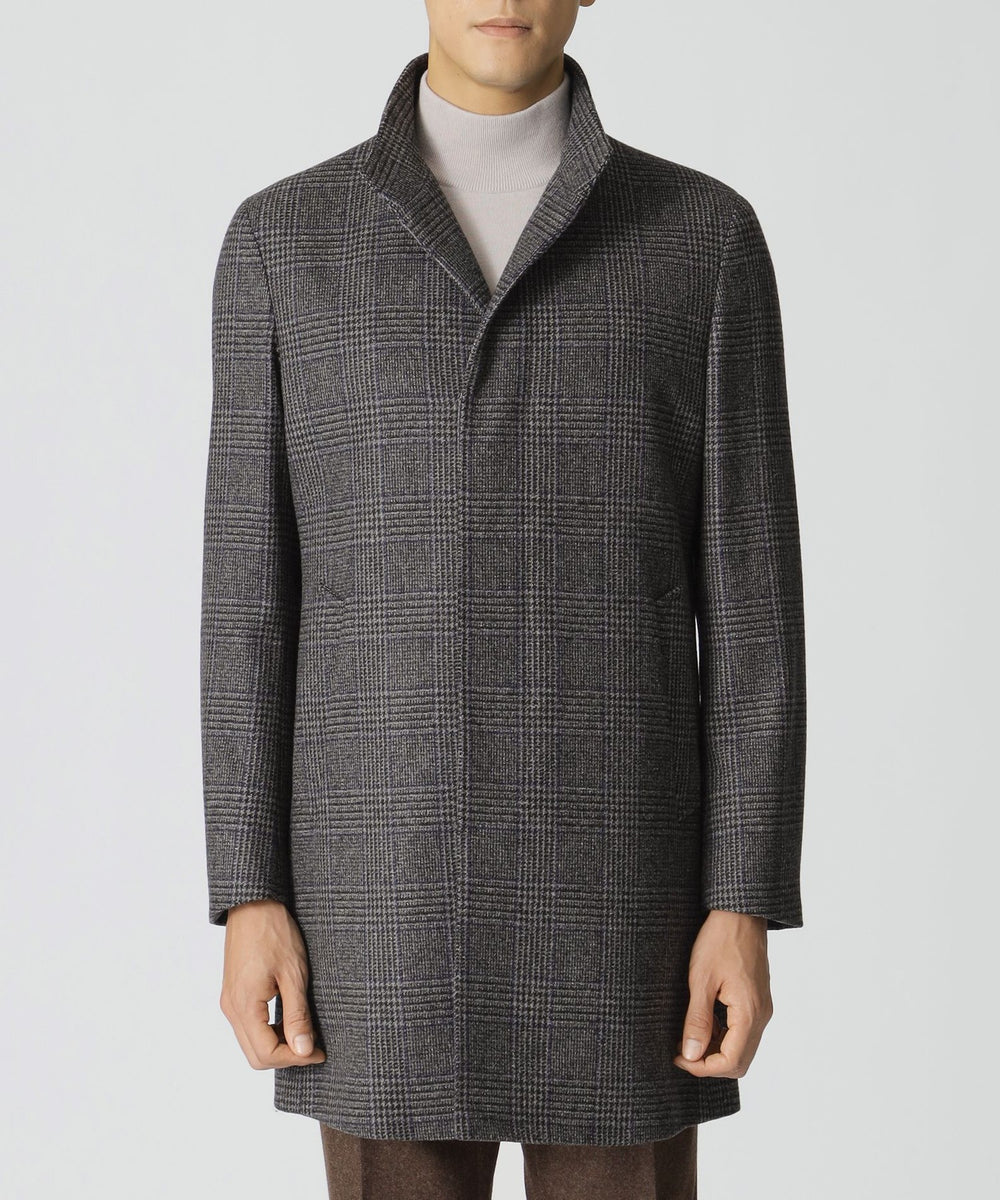 Nikkei magazine掲載】カシミヤ混スタンドカラーコート(コート)｜Paul