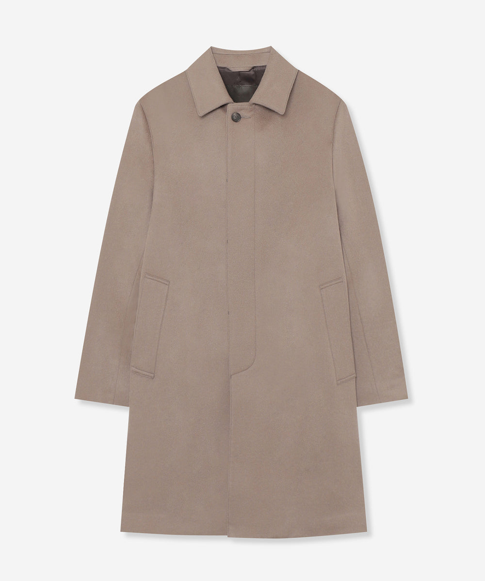 DUNFORD】ウールカシミヤビーバーステンカラーコート(コート