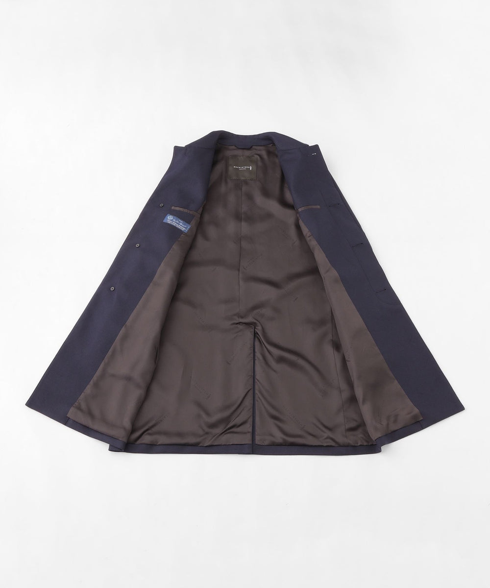 DUNFORD】【Loro Piana Fabric】ウールツイルステンカラーコート