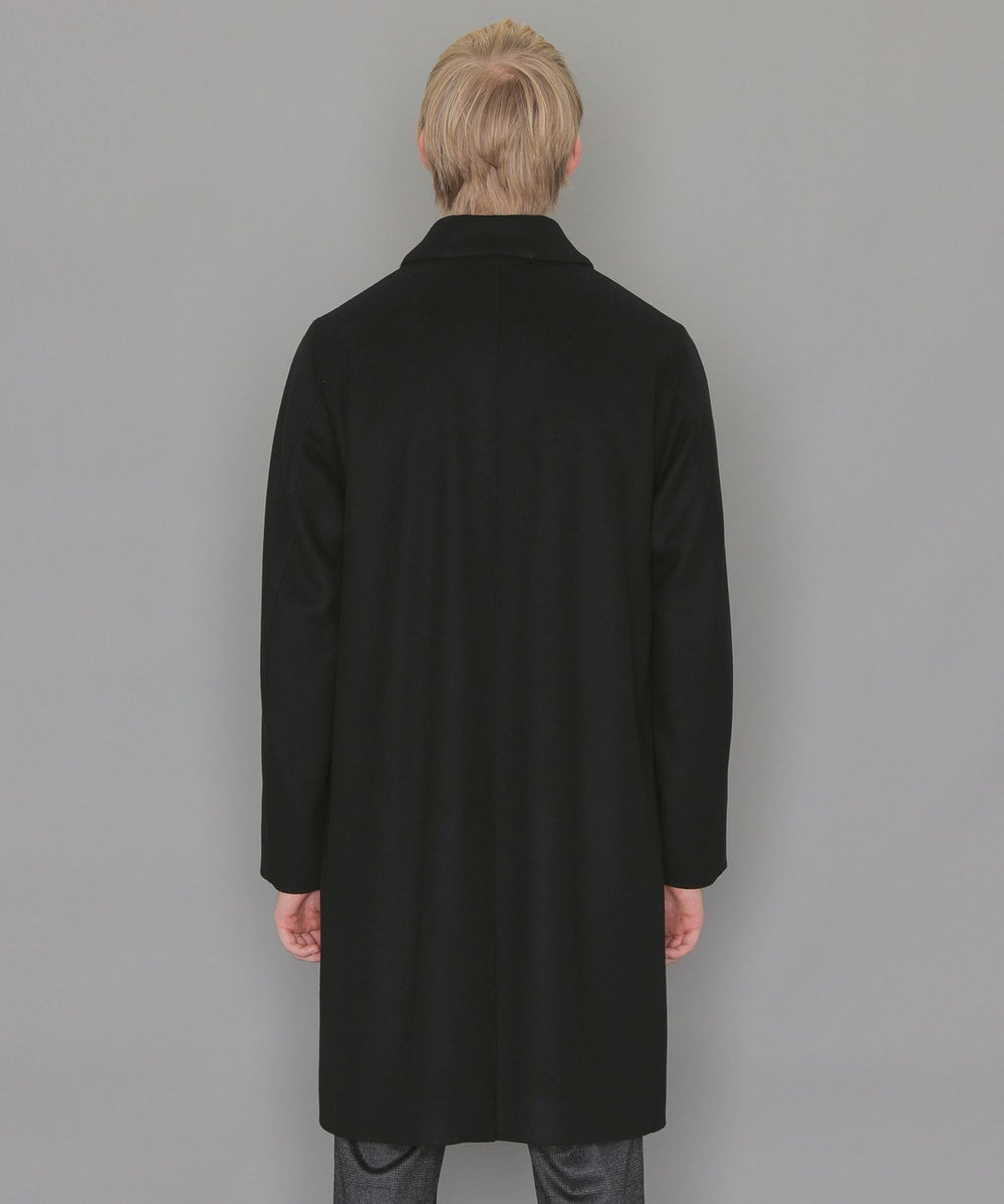 DUNFORD】ウールナイロンビーバーステンカラーコート(コート