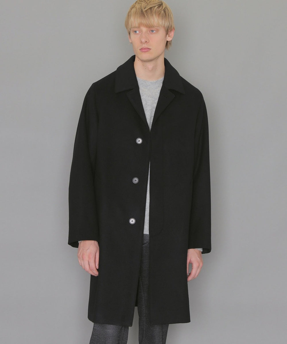 DUNFORD】ウールナイロンビーバーステンカラーコート(コート