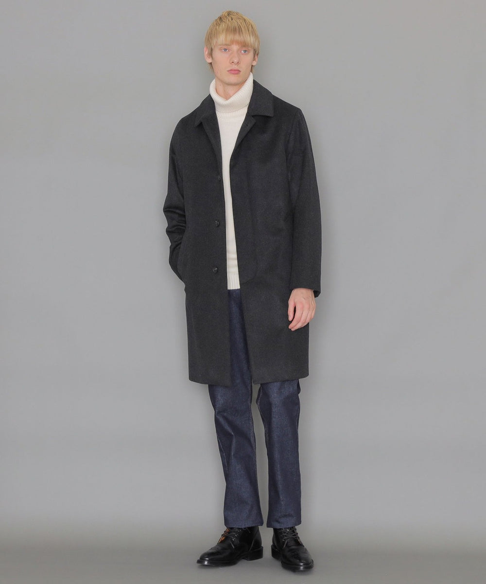 DUNFORD】ウールカシミヤビーバーステンカラーコート(コート