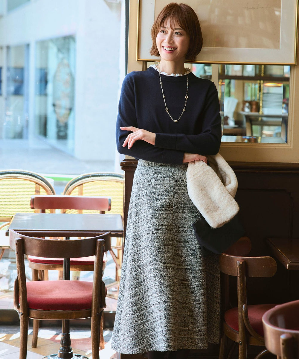 レース襟ニット(トップス)｜AMACA(アマカ)のファッション通販 - SANYO