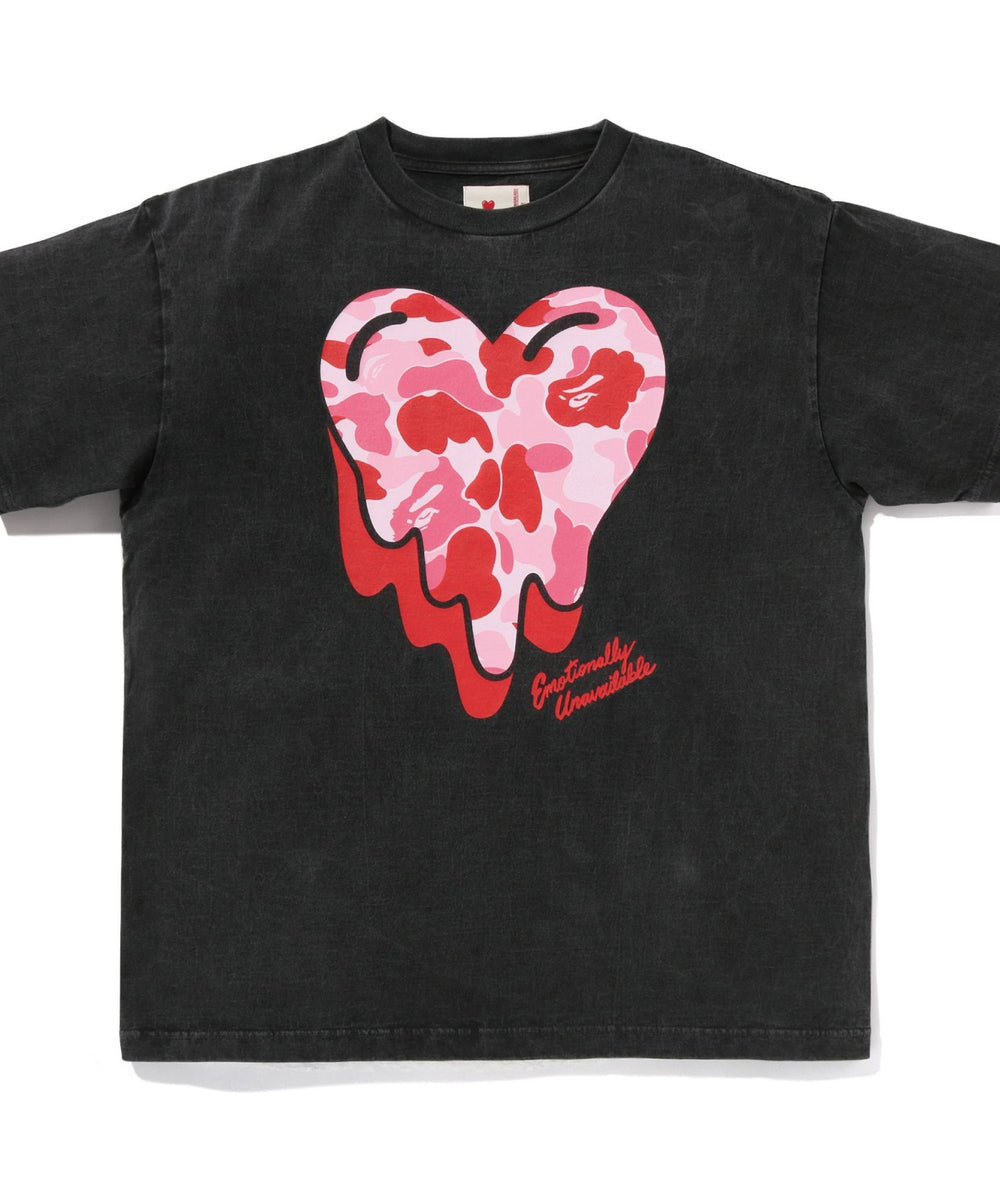 EMOTIONALLY UNAVAILABLE】×A BATHING APE EU BAPE CAMO SS TEE EU-HR8