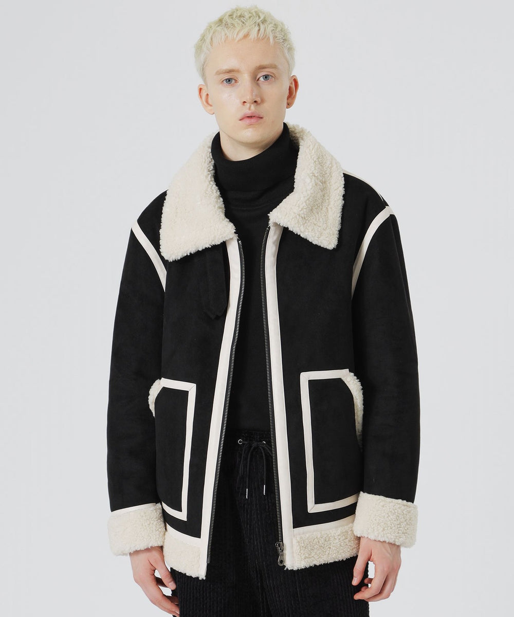 Safari12月号掲載】スエードライク ボマージャケット(ブルゾン