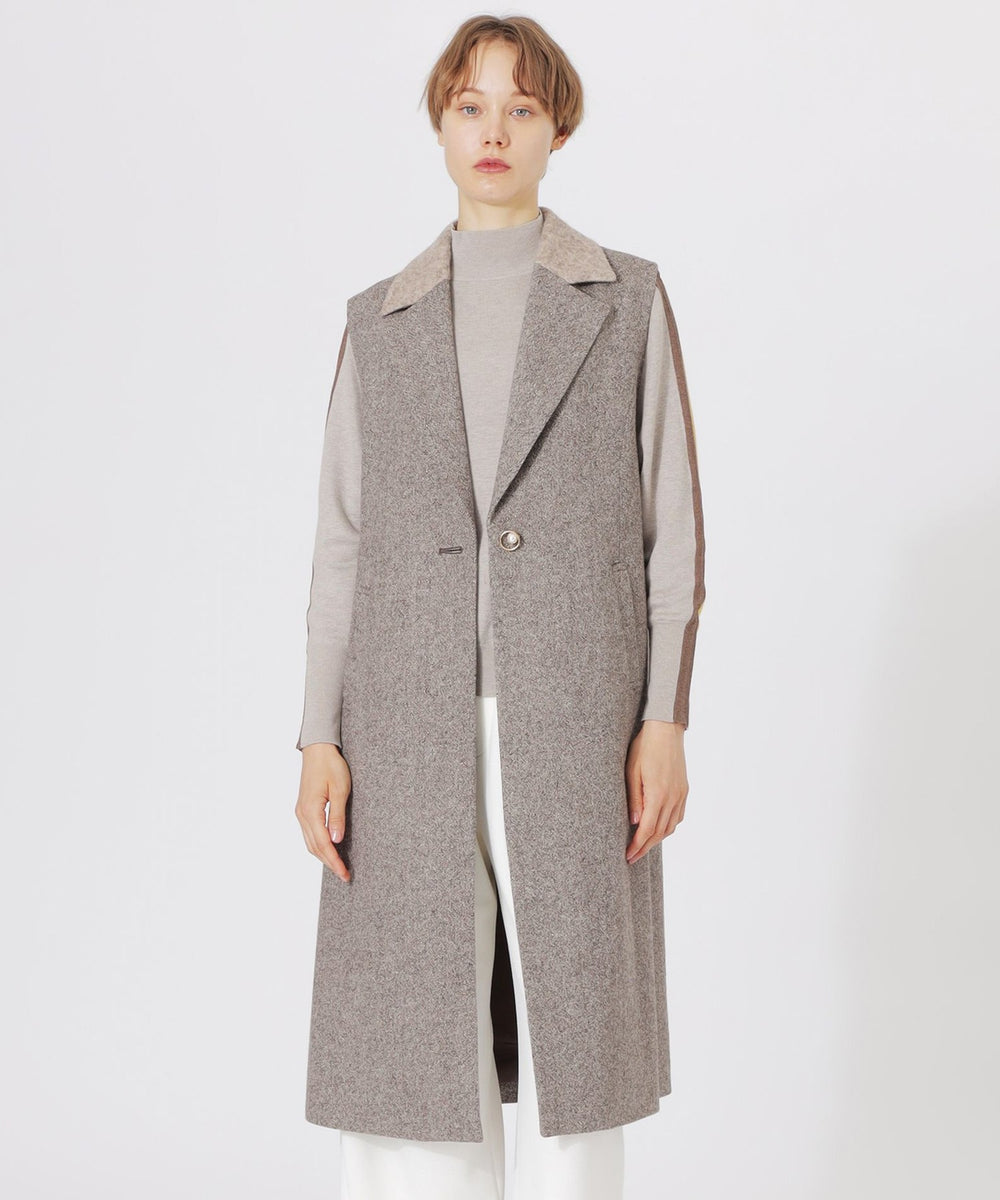 ウールロングジレ(ベスト)｜LOVELESS(ラブレス)のファッション通販