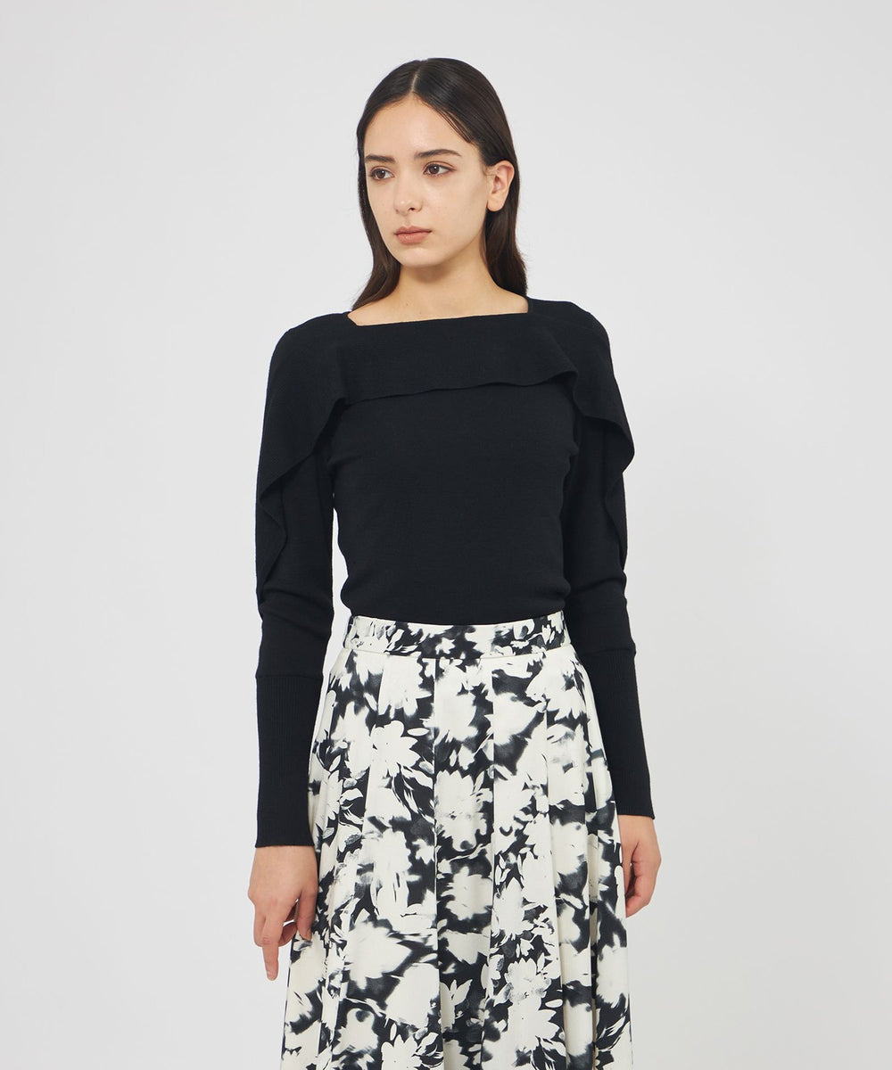 ドレープショルダーニット プルオーバー(トップス)｜EPOCA(エポカ)の